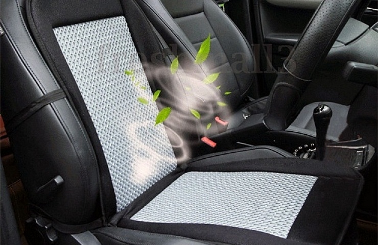 12V Cooling Car Seat Cushion Cover Conditioned Cooler Pad with Air Ven