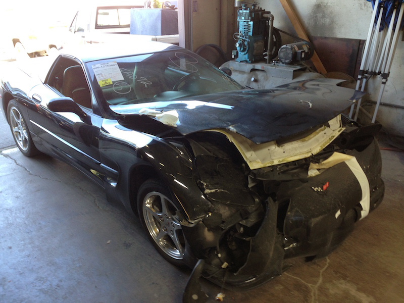 The CorVeep’s donor car, a 2005 C5 Corvette