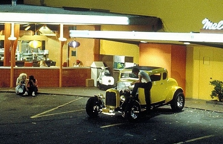 Movie still from "American Graffiti"