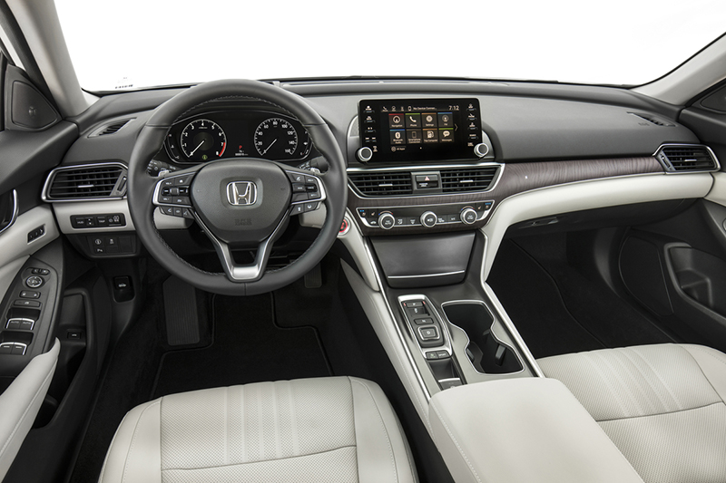 Interior of 2018 Honda Accord Hybrid