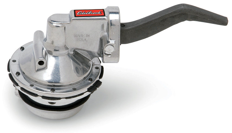 The Edelbrock Performer RPM mechanical fuel pump produces 6 psi and features a unique valve design.