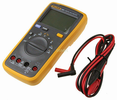 Fluke 15B+ AC DC Ohm Auto range Digital Multimeter Meter Tester DMM with TL75