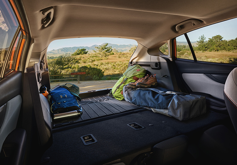 The Subaru Crosstrek has the makings of a campsite on wheels.