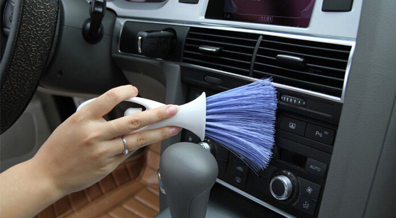 Brush for cleaning your car's interior