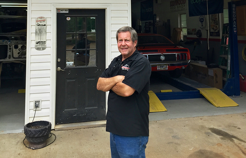Randy Allgood of the Kenwood Rod Shop.