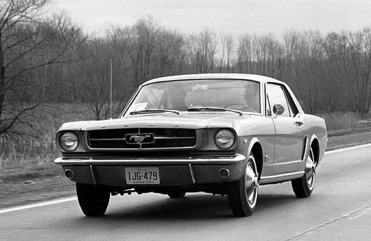 Introduction of the Ford Mustang in April 1964