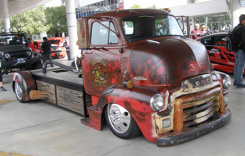 Many COE trucks sport an aged patina look. The more authentic, the better.