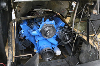 The Rectrans Discoverer rides on a Dodge truck platform and is powered by a 413 cubic-inch Chrysler V-8.