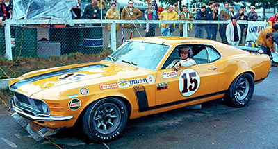 Parnelli Jones’s pumpkin-orange Boss 302 Mustang