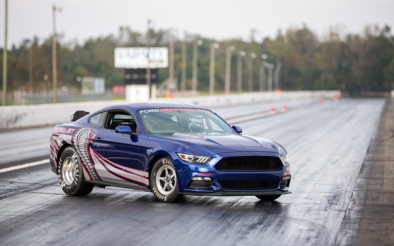 Nearly five decades after the original, Ford’s Cobra Jet Mustang is a factory turn-key drag car.