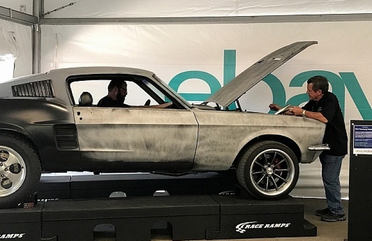 The first firing of the engine took place at the Goodguys West Coast Nationals.
