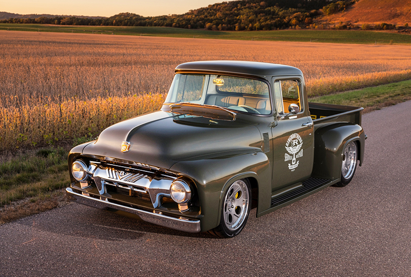 Despite its name, the 1956 F-100 is hardly your garden-variety shop truck.