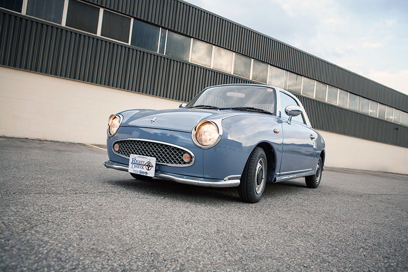 The Canadian car, showing off its shiny paint. It’s legal to import into the U.S., because of the 25-year rule.