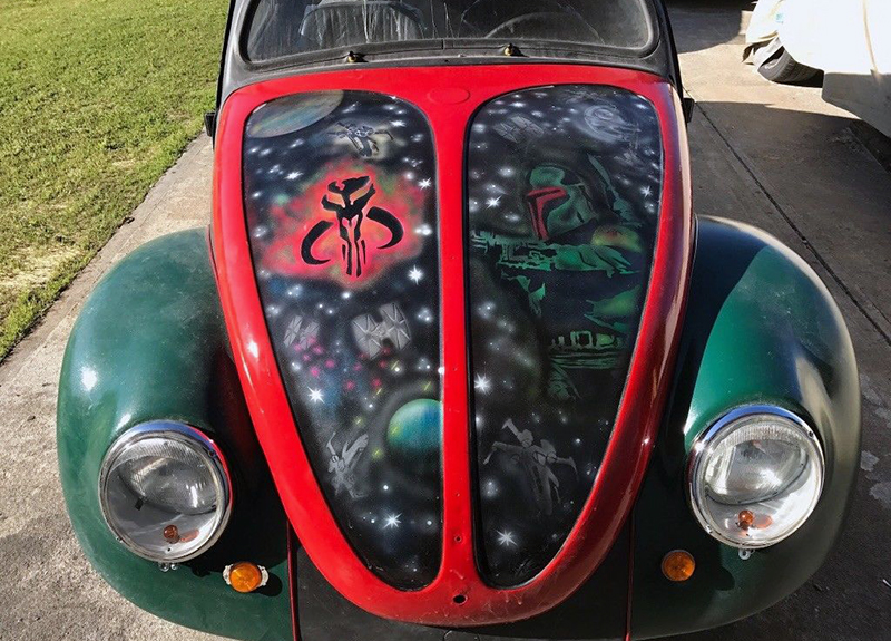 970 Volkswagen "Star Wars" Boba Fett Chop-Top Rat Rod Beetle