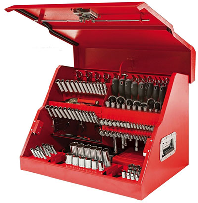 Mastergrip slanted metal tool box