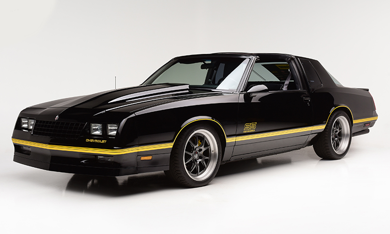 Barret-Jackson built a 1987 Monte Carlo Aero Coupe to demonstrate the potential of restomods to the next generation of car collectors. It will be auctioned in Scottsdale to benefit TGen, non-profit genomics research institute.