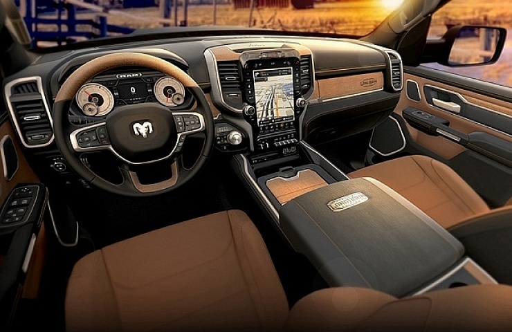 2019 Ram 1500 Laramie Longhorn – Black/Cattle Tan Interior