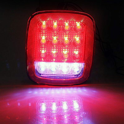 Replacement LED tail light upgrades enhance visibility.
