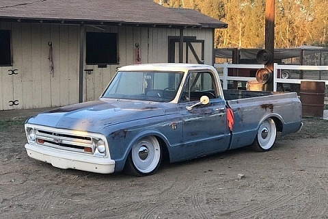 Bagged Chevy C-10