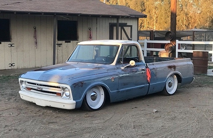 Bagged Chevy C-10