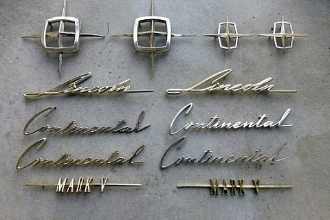 Set of Lincoln Continental Badges