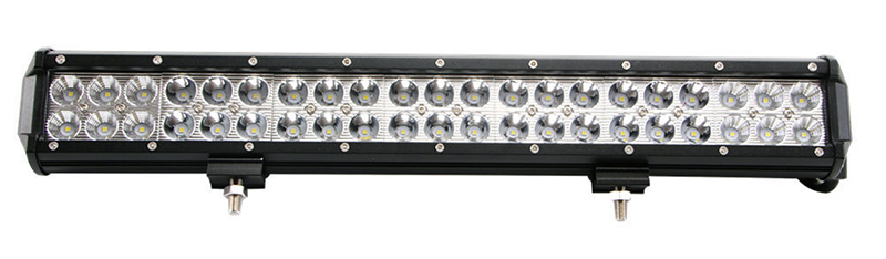 A light bar illuminates dark pathways and is essential for nighttime off-road driving.