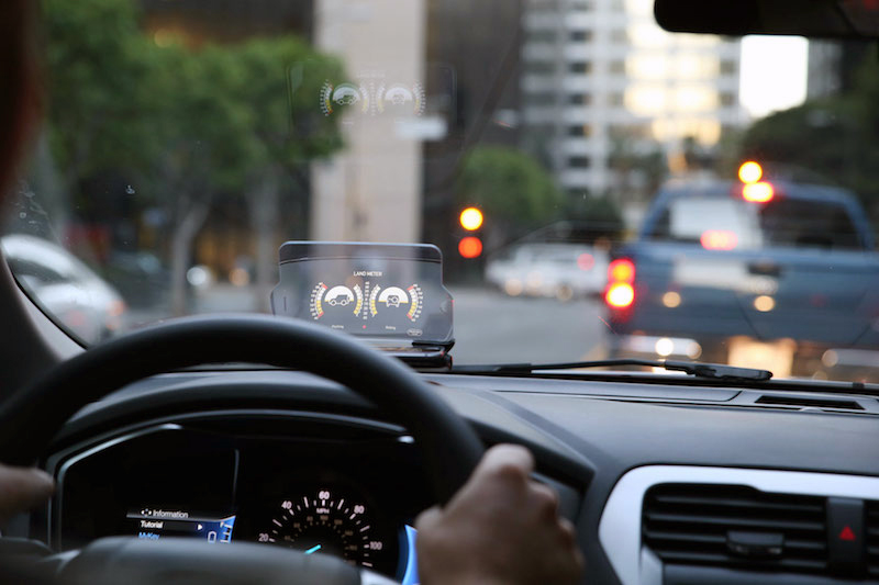 Head-up display is a safety-oriented OBD port use