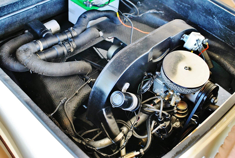 The 1500-cc VW motor is from a ’66-’70 Bug.