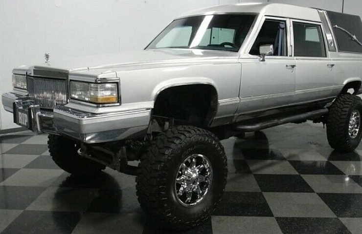 1990 Cadillac Brougham hearse