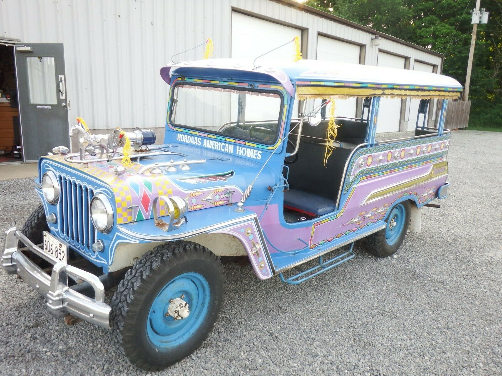 Philippine Jeepney For Sale Light Blue Lavender Bus Ebay Motors Blog