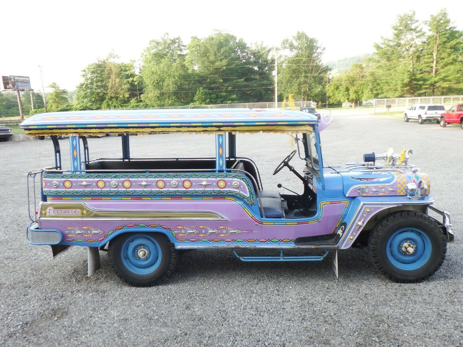 Philippine Jeepney for Sale: Light Blue, Lavender Bus - eBay Motors Blog