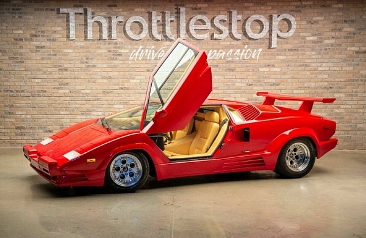 Barely Driven 1989 Lamborghini Countach Is Time Capsule of a Style