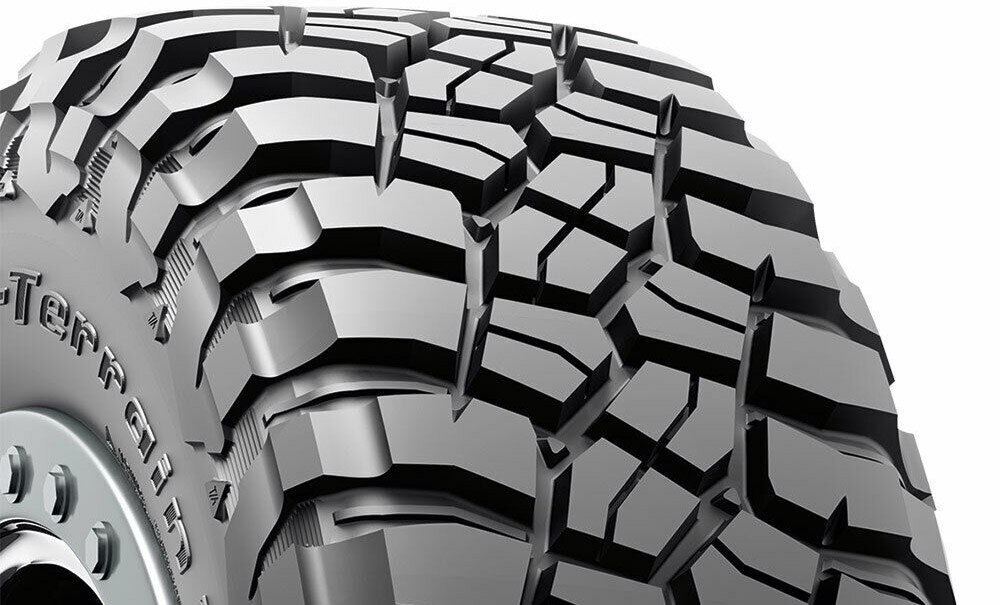 BF Goodrich’s KM3 mud terrain tire