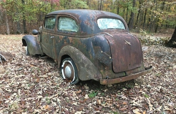 Barn Find 1937 Chevy Sedan