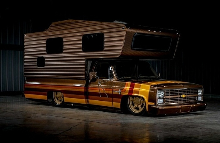1983 Chevrolet C-10 Pickup Camper - Brown Sugar