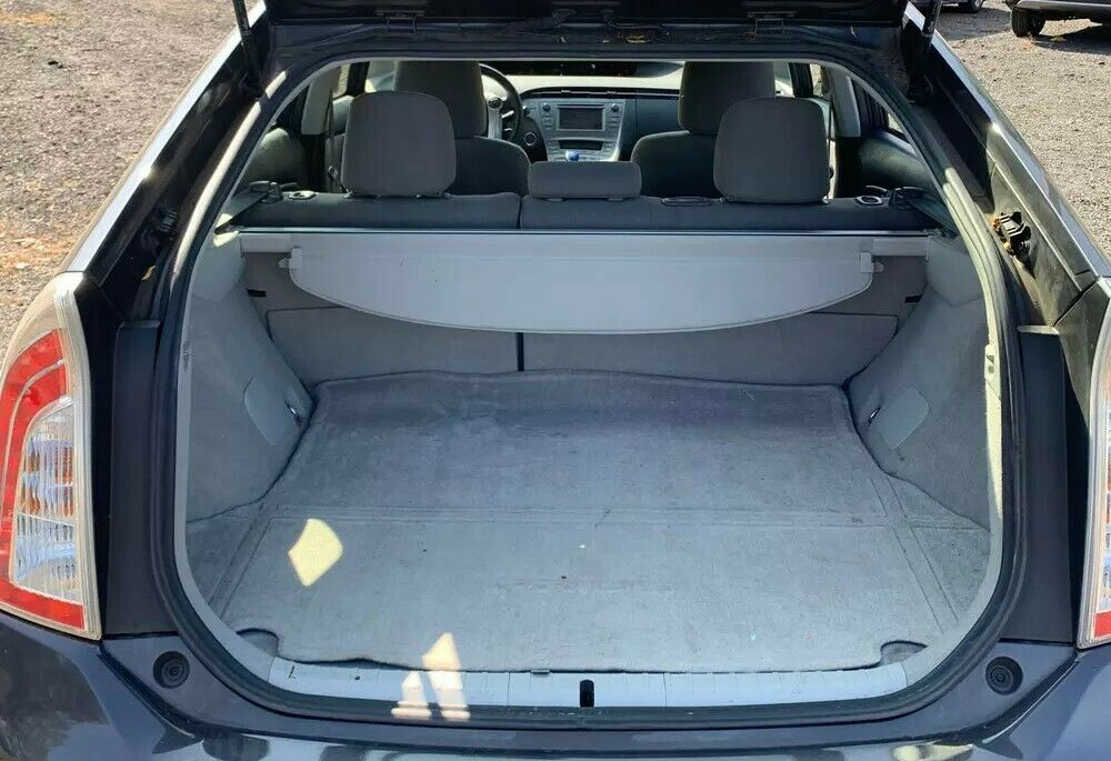 A Prius liftback has a ton of cargo storage, especially when the rear seats are folded.