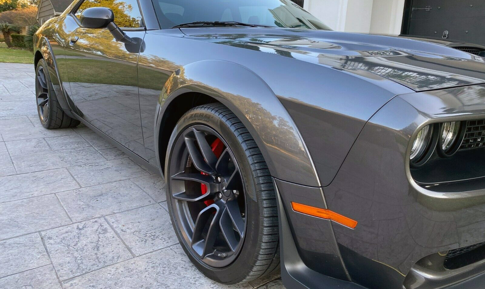 The Scat Pack Challenger gains an aggressive stance with a widebody package.