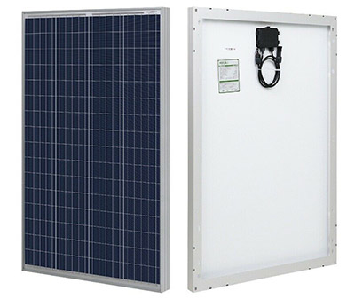 Affordable portable solar panels add power to a camper van conversion