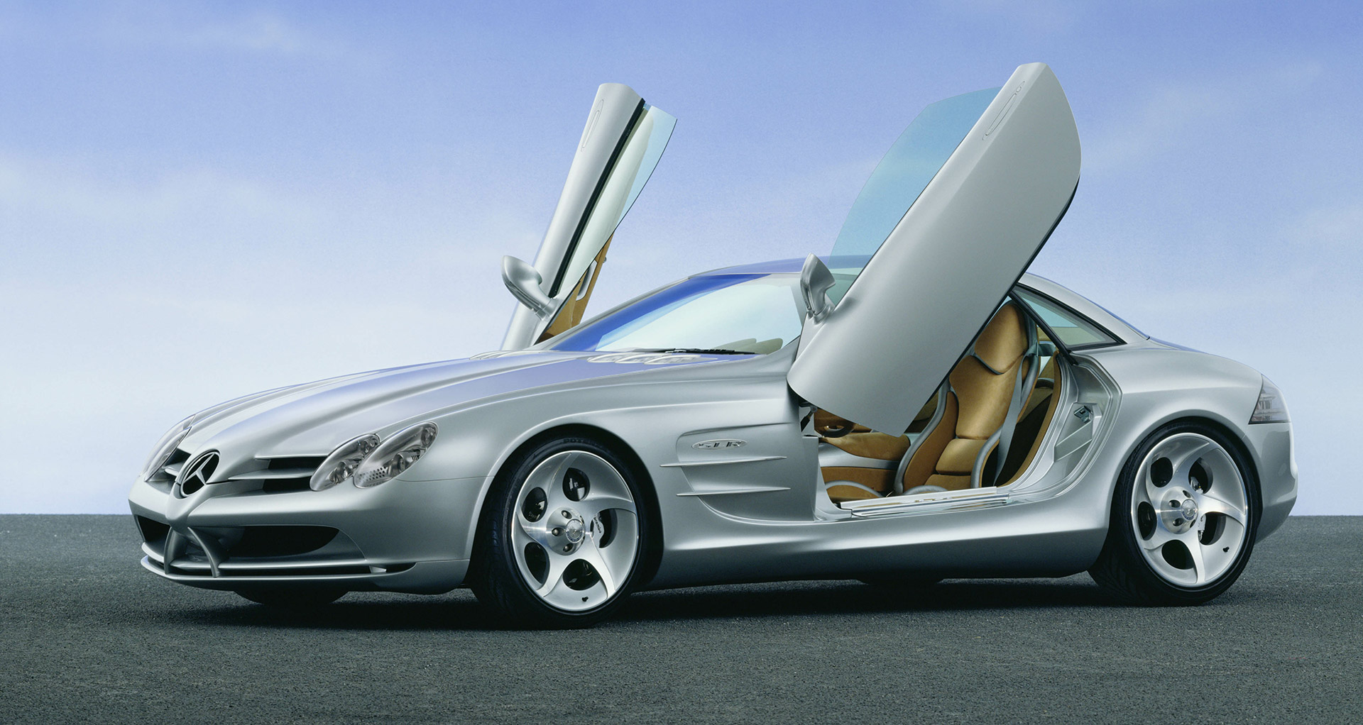 The Vision SLR was the concept that turned into the Mercedes-Benz SLR McLaren. 
