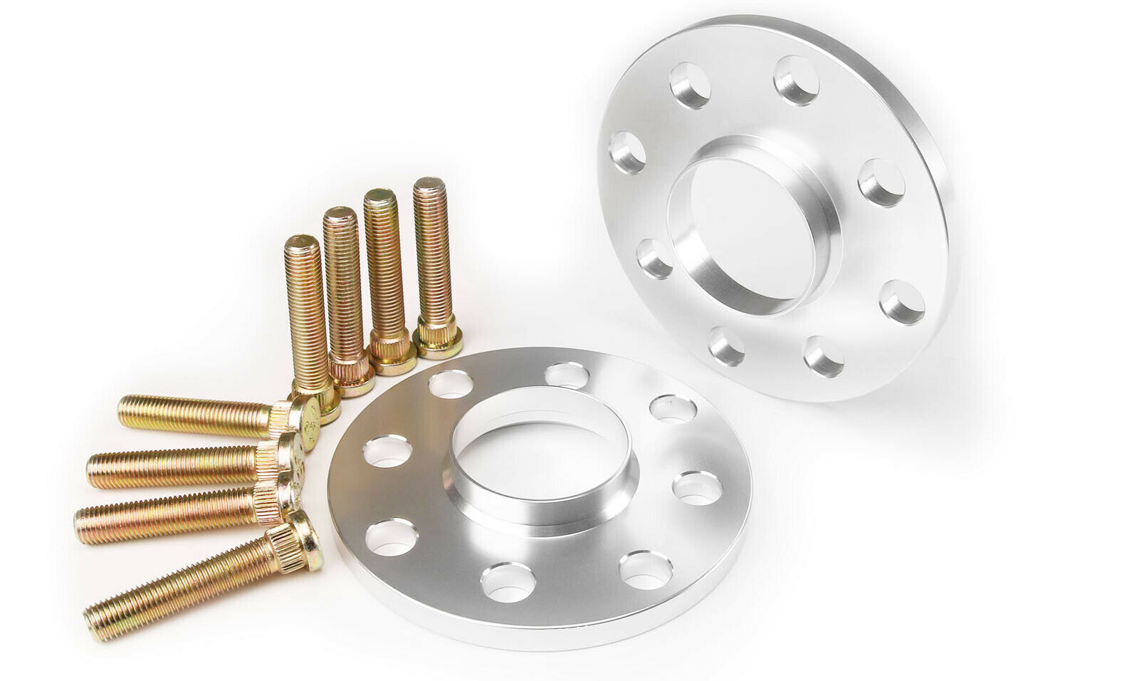 A slip-on wheel spacer that is hub centric will mate securely to the existing hub.