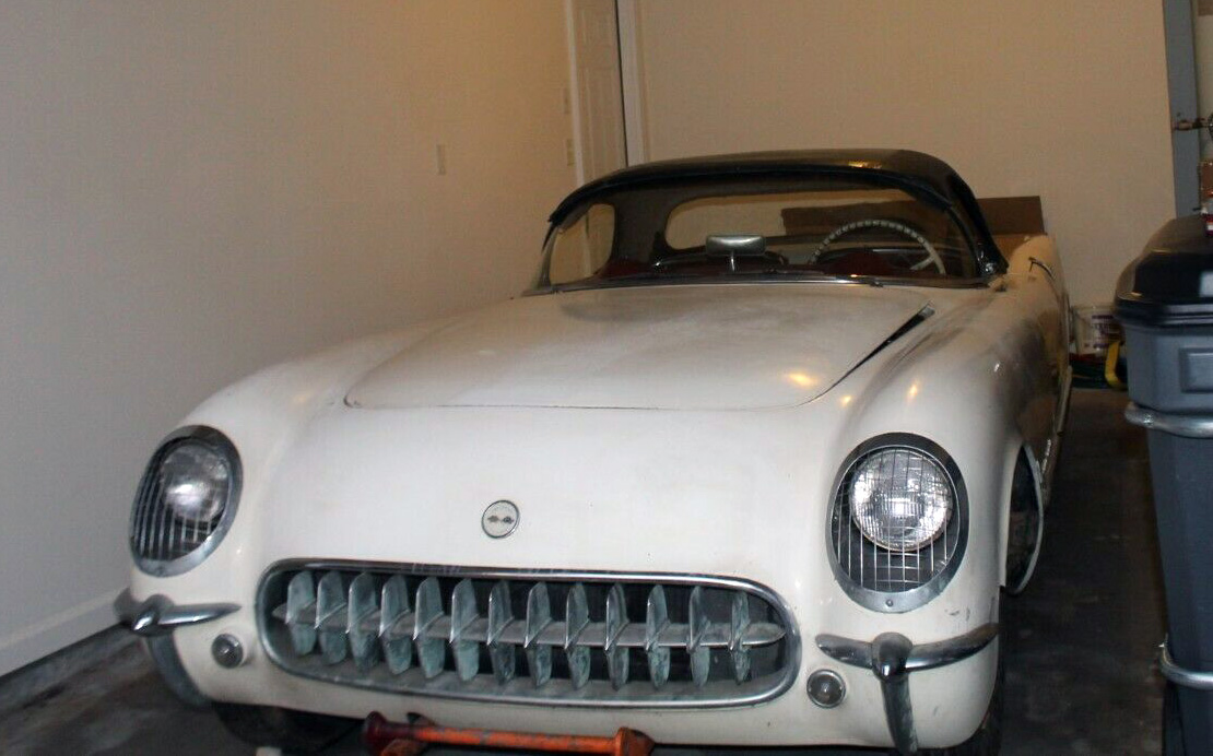The C1 Corvette has been tucked away in a safe spot for a half century.