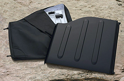 A panel storage bag offers padding and security for a Freedom panel.