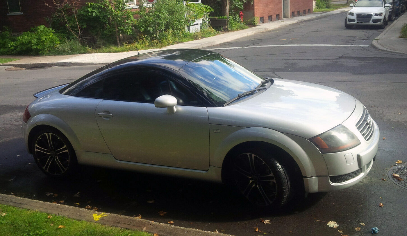 An Audi TT converted to run on electricity