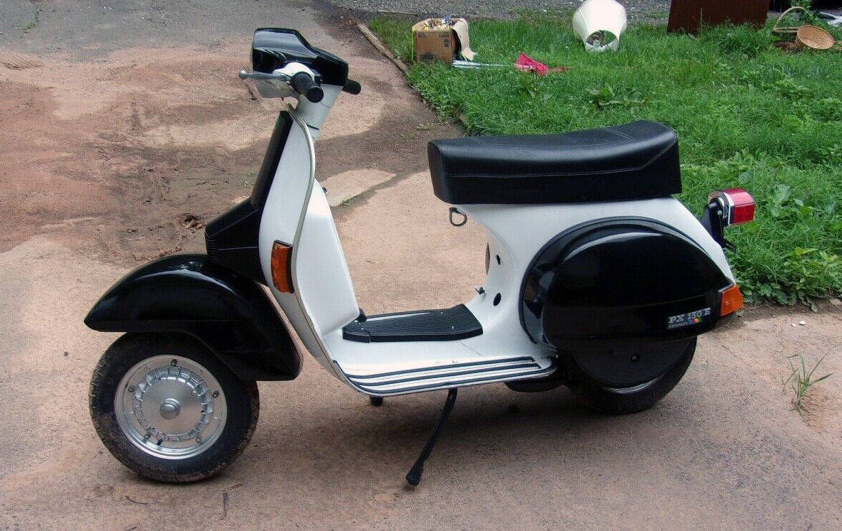 A vintage 1982 Vespa 150