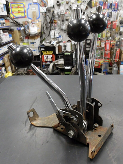 The Lightning Rods Tripe Shifter component can be found on eBay Motors.