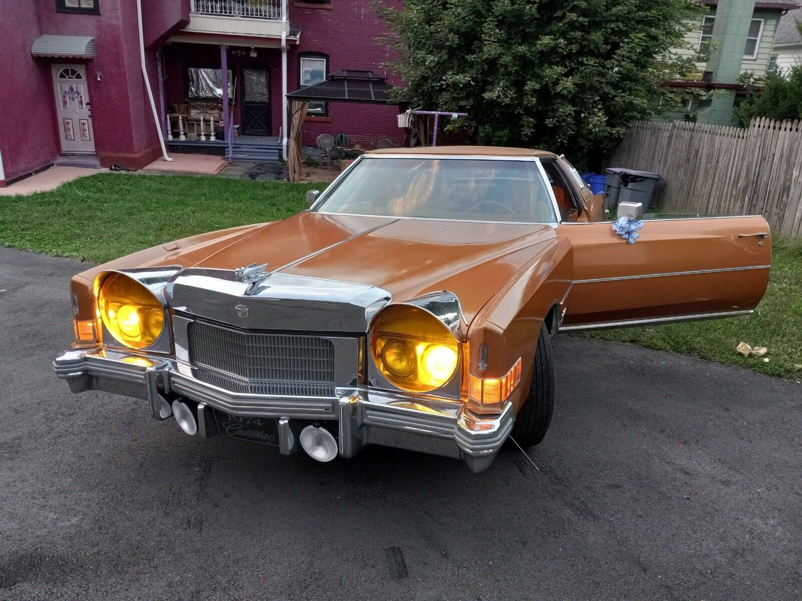 Gold Superfly Cadillac