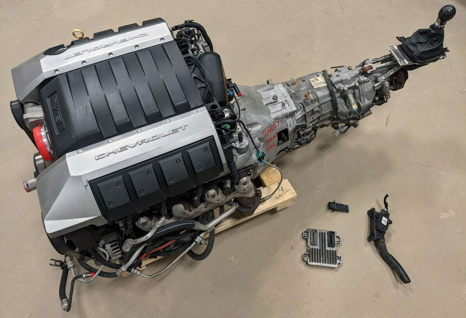 Buying an LS engine/transmission combo saves time.