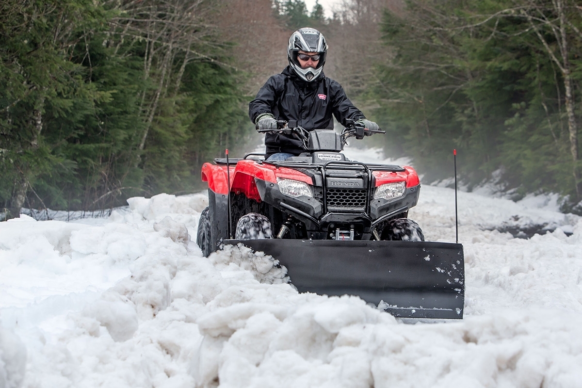 Quick Snow Removal: UTV and ATV Snowplow Attachments -  Motors Blog