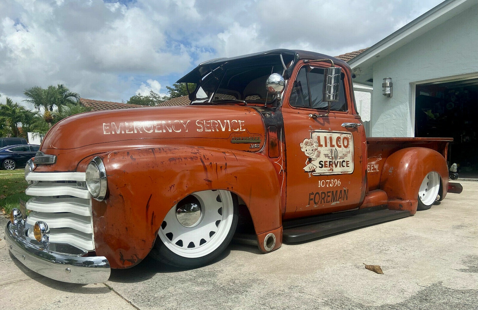 Electric Utility Equipment Transforms This Vintage Chevy Pickup eBay