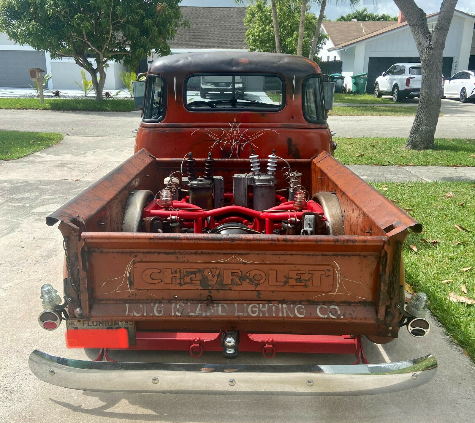 Electric Utility Equipment Transforms This Vintage Chevy Pickup eBay